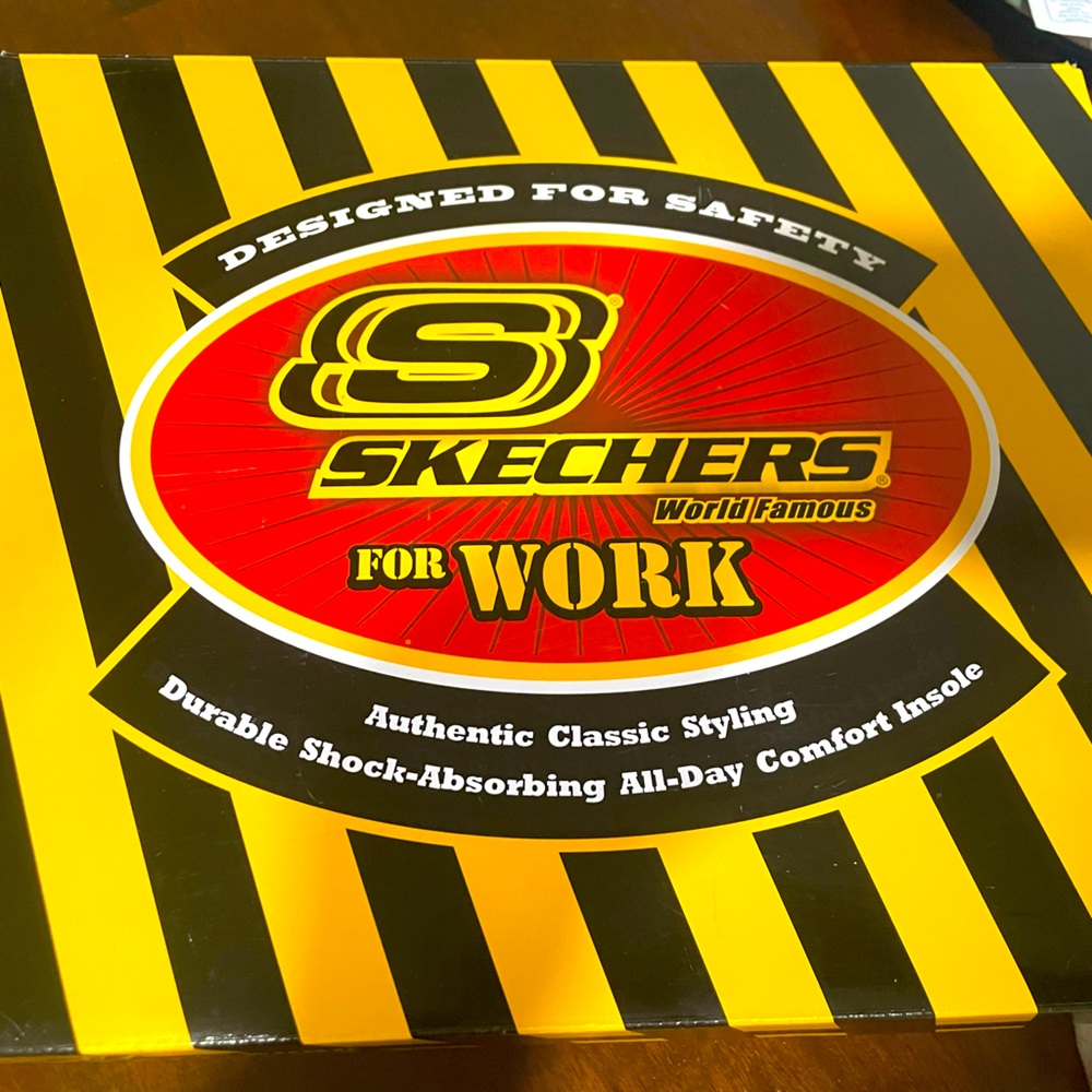 Sketchers work boots brand new never been out of the box